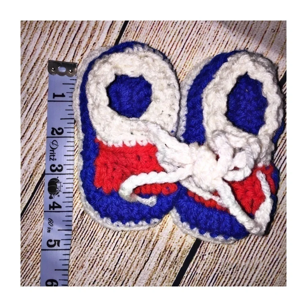 Homemade Infant Booties Size 6-12 Months